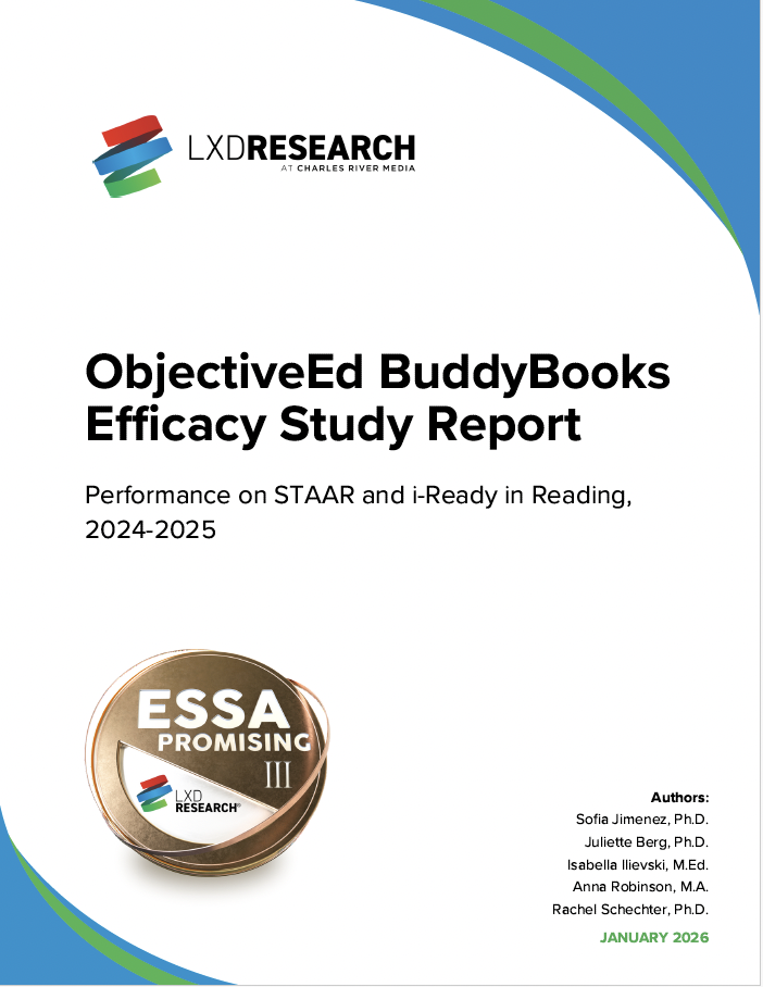 BuddyBooks Efficacy Study Report 2026 cover